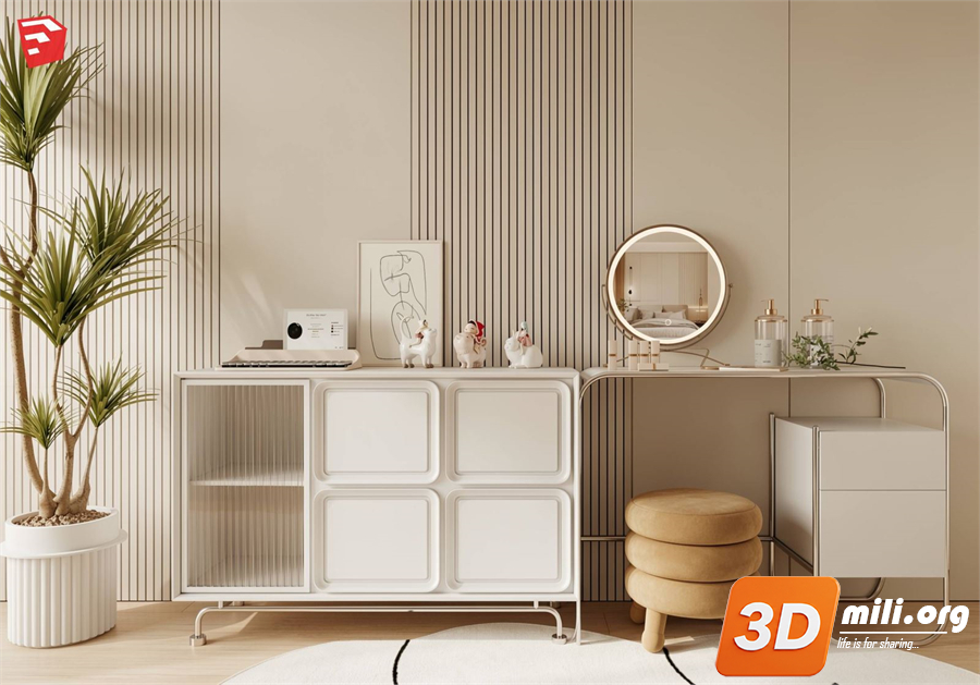 Dressing Table Skp Files 